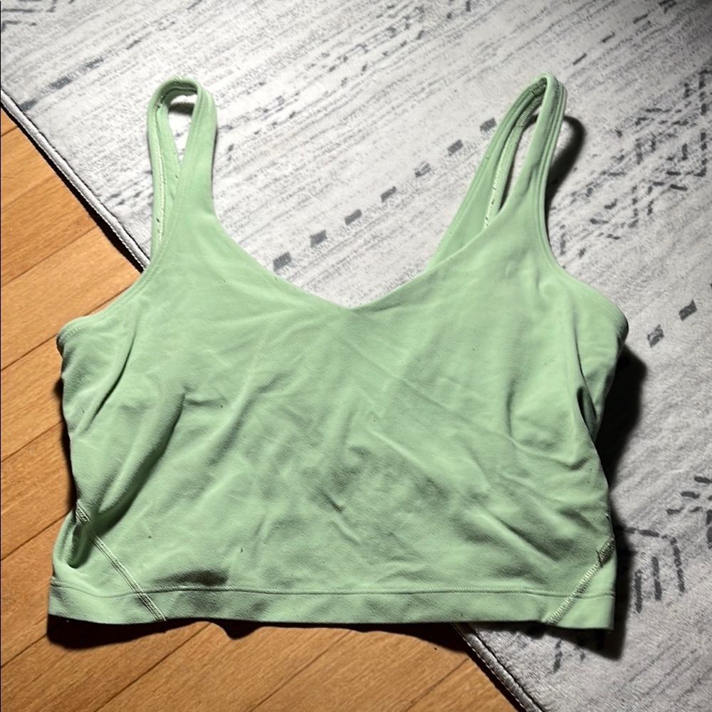 Light Green Lululemon Align Tank